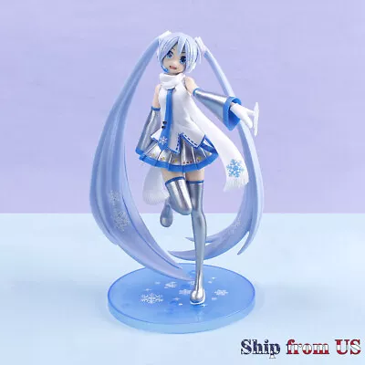 8.6  Inch VOCALOID Hatsune Snow Miku PVC Action Figure Figurine Toys Gift BULK • $14.99