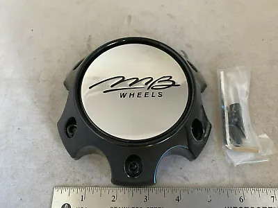 NEW MB Motoring Rim Gloss Black Wheel Hub Cover Center Cap BC-789S 6 Lug • $65