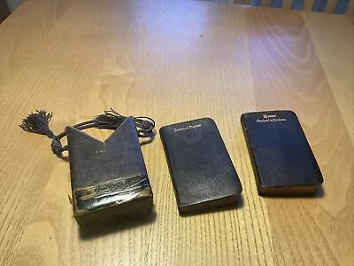 £15 • Buy Antique Miniature Book Of Common Prayer And Hymns Ancient & Modern Set.