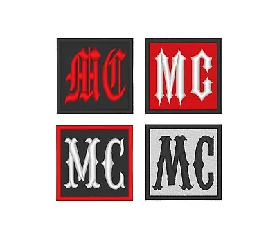 Custom Embroidered MC RC SC Motorcycle Biker Sew On Patch Patches  • $6.50