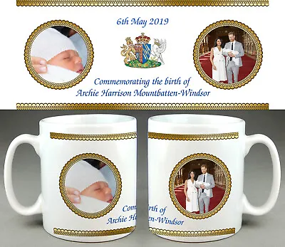 Royal Baby Sussex Archie Mug #6 - Prince Harry Meghan Commemorative Cup • £11.63