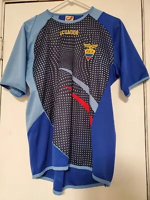 Ecuador FEF Futbol Football Soccer Jersey Tommy Gool Sports COLORFUL Mens Sz  S • $28.80