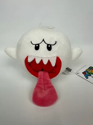 Boo Ghost 6  Plush Tongue Out Japanese Toy Super Mario Nintendo Doll W/ Tags • $9.99
