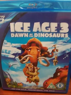 Ice Age 3 Dawn Of The Dinosaurs 3D Promo (Blu-ray 2010) Great Condition. • £2.99