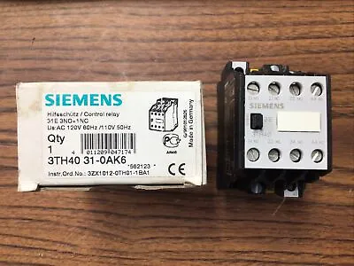 Siemens 3TH40 31-0AK6 Control Relay (TA1SG) • $39.50