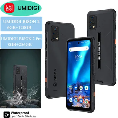 Global UMIDIGI BISON 2 PRO 4G LTE Rugged Phone Android Waterproof IP68 Mobile • $341.21