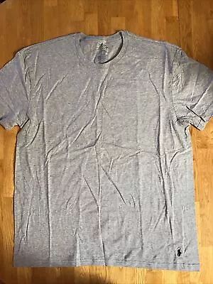 Polo Ralph Lauren Mens Classic Fit Crew-Neck Cotton T-Shirt Sz XL Gray • $9.99