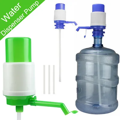 Hand Press Water Pump Dispenser 5/6 Gallon Easy Manual Bottled Drinking Water • $9.99