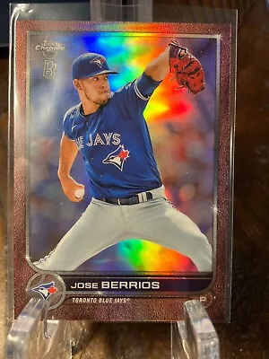 2022 Topps Chrome Ben Baller Bronze Refractor Jose Berrios 7/10 Toronto Blue • $10