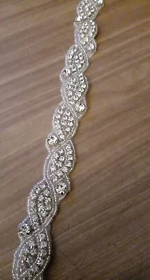 £9.99 • Buy CLEARANCE Bridal Belt New Diamonte With Crystal
