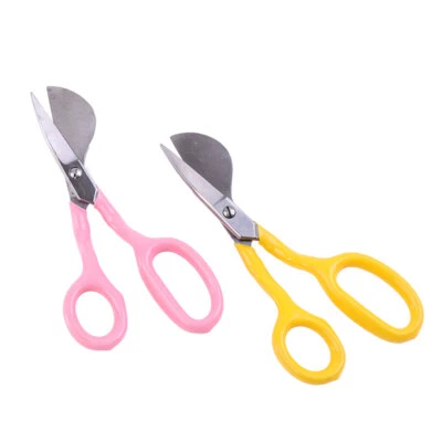£9.94 • Buy Duckbill Blade Scissors Tufted Carpet Rubber Handle Precision Applique Craft-vi