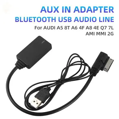 For Audi VW AUX Audio Cable Adapter AMI MDI MMI To USB Bluetooth Music Interface • $12.63