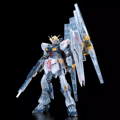 $82 • Buy Bandai RG 1/144 ν Gundam Clear Color  Premium Bandai Limited  US  SELLER