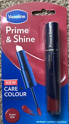 Vaseline Prime & Shine 2 In 1 Lip Balm & Lip Gloss Plum Red • £4.29
