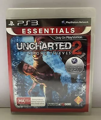 PS3 Uncharted 2 Among Theives Good Condition Free Postage AUS • $8