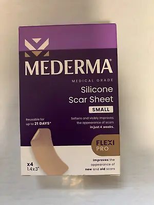 Mederma Daily Use Silicone Small Scar Sheet X4  #0258 • $10.90