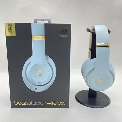 Beats By Dr Dre Studio3 Wireless Headphones Ice Blue Brand New And Sealed • $121.99