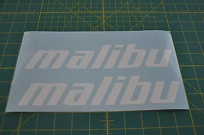 2 Malibu Boats 24  Di-cut Stickers White Wakeboard Decal • $19.99