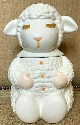 Very Rare 1987 Dayton Hudson Lamb Chop Cookie Jar Nursery Decoration 10.5  Tall  • $79.99