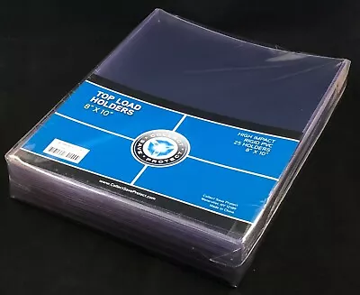 25 NEW CSP 8 X 10 Hard Plastic Rigid Topload Photo Holders 8x10 TOPLOADER • $29