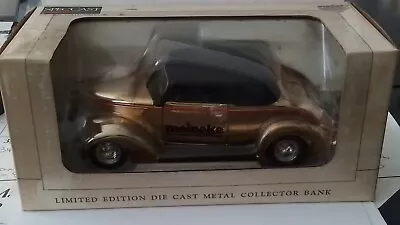 Diecast Metal Limited Edition Meineke 1937 Ford Convertable Sr Collectors Bank • $29.98