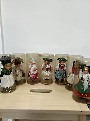 Job Lot Of 7 Vintage German National Costume Dolls • £11.50