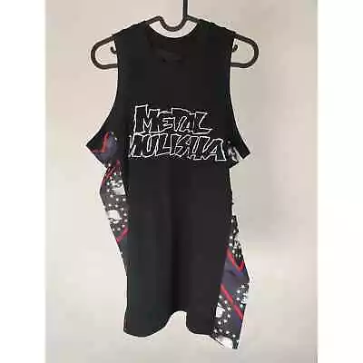 (V) Metal Mulisha MEN Jersey Tank Top Shirt Black Men's S World Wide Domination • $19.41