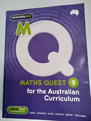 Jacaranda Maths Quest 9 Australian Curriculum +ebook Cahn Paperback 2012 EC • $46