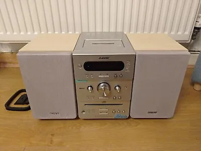 Sony CMT-GPX5 Micro Hi-Fi Bookshelf Stereo System CD Tape Player FM/AM Radio • £69.95