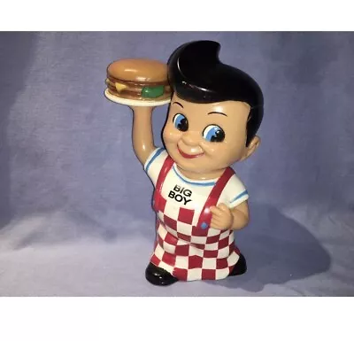 Vintage Bob’s Big Boy 8.5” Plastic Vinyl Money Coin Bank Funko 1999 • $29.48