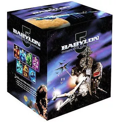 $129.99 • Buy ✅✅Babylon 5 Complete Series Season 1 2 3 4 5 + Movie + Crusade DVD Box Set NEW✅✅