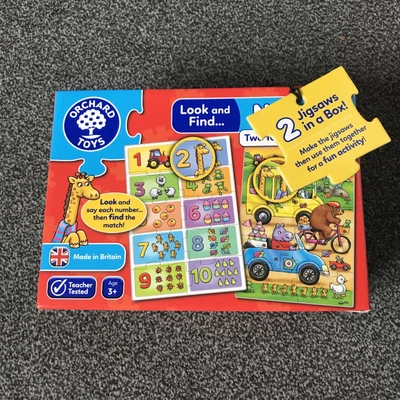 £5 • Buy Orchard Toys Look And Find Number Jigsaw Puzzle, Orchard Toys, Jigsaw, Puzzle,