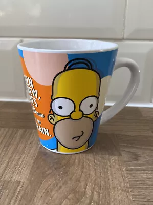 The Simpsons 2004 Homer  Everytime I Learn Something New  Mug Cup Kinnerton  • £10.80