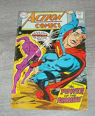 ACTION # 361 DC COMICS March 1968 SUPERMAN NEAL ADAMS Cover Art PARASITE 2nd APP • $9.99