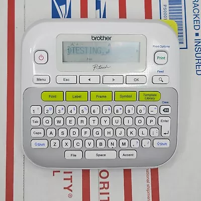 Brother P-Touch PT-D210 Handheld Label Maker No Power Cord - Tested W/ Batteries • $24.99