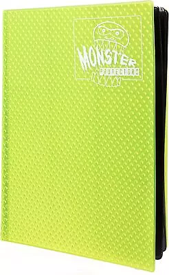 Monster Binder - 9 Pocket Trading Card Album - Holofoil Yellow - Holds 360 Cards • $29.58