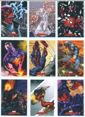  COMPLETE BASE CARD SET 1-90  MARVEL MASTERPIECES SERIES 2 Iron Man Daredevil • $36.99