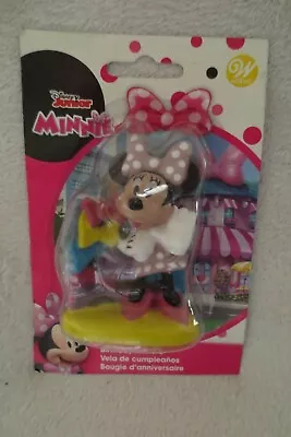 Disney Minnie Mouse Birthday Candle Cake Topper Wilton New  • $12.99