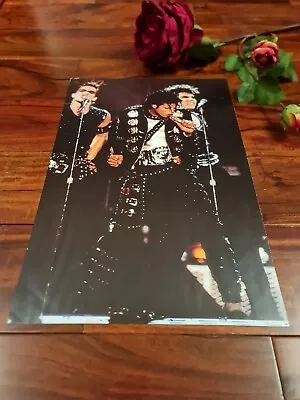 MICHAEL JACKSON ORIGINAL RARE MUSIC POSTER 1980s **COOL** ** EXCELLENT** • £3.50