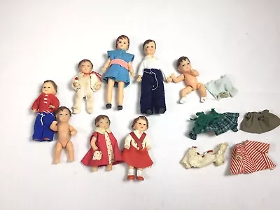 Vintage Rubber Bodied Dolls House Doll (German) • $25