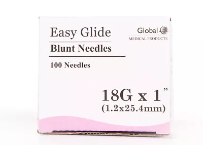100 Blunt Dispensing Needles Syringe Blunt Tip Needle 18 Ga 1   Luer Lock 1 Inch • $11.98