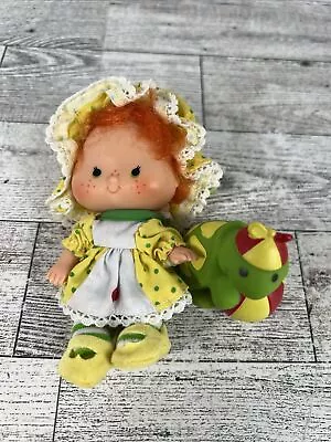 Vintage Strawberry Shortcake Friend Apple Dumplin' Party Pleaser Doll W/Pet • $50