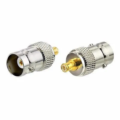 2-Pack MCX Male To BNC Female Connector Adapter For Portable Mini Oscilloscope • $3.56