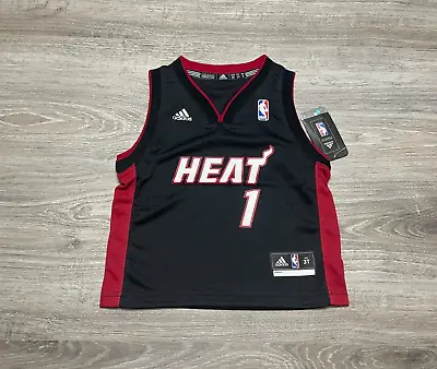 NEW Chris Bosh #1 Miami Heat NBA Adidas Basketball Baby Toddler Jersey Size 3T • $29.99
