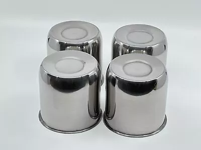 4 Stainless Steel Center Cap Push Thru For 6 Lug Trailer Wheel Rims 4.25 Bore • $48.99