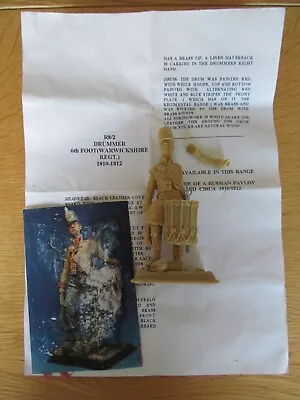 £24.99 • Buy Resin Drummer 6th Foot Warwickshire Regt. 1810-1812 In 120mm Scale.