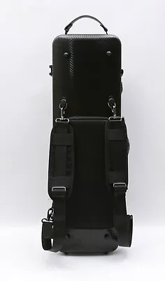 Black Violin Case 4/4 Carbon Fiber Violin Box With Music Sheet Bag Oblong Case • $150.14