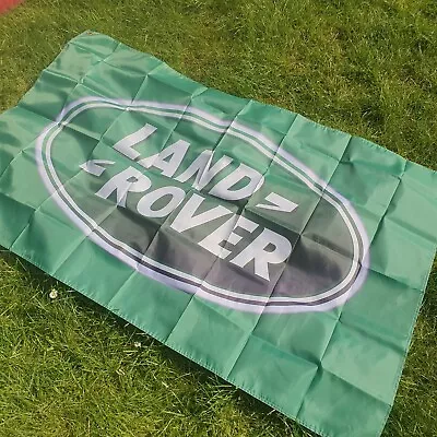 Land Rover Workshop Banner Flag Garage Mancave Gift 90x150cm Defender Discovery • £17.99