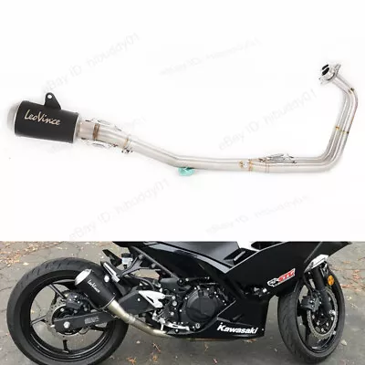 For Kawasaki Z400 Ninja 400 250 Z250 2017-2022 Exhaust System 51mm Muffler Pipe • $227.30