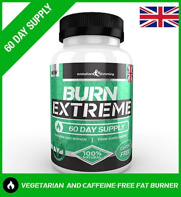 £9.99 • Buy Burn Extreme High Strength Weight Loss Supplement - Caffeine-Free And Vegetarian